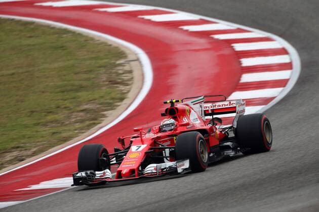 20.10.2017 - Free Practice 1, Kimi Raikkonen (FIN) Scuderia Ferrari SF70H United States Grand Prix, Austin 19 - 22 October 2017 20.10.2017 - Free Practice 1, Kimi Raikkonen (FIN) Scuderia Ferrari SF70H 
