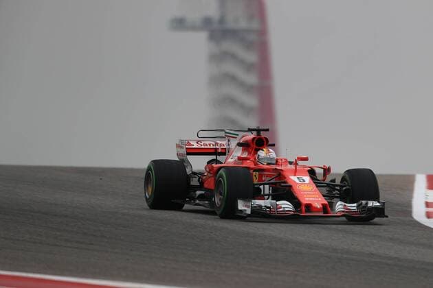 20th October 2017, Circuit of the Americas, Austin, USA; American Formula One Grand Prix, Friday Free Practice; Sebastian Vettel - Scuderia Ferrari  ActionPlus11941708