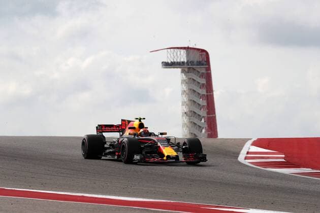 20.10.2017 - Free Practice 2, Max Verstappen (NED) Red Bull Racing RB13 United States Grand Prix, Austin 19 - 22 October 2017 20.10.2017 - Free Practice 2, Max Verstappen (NED) Red Bull Racing RB13 