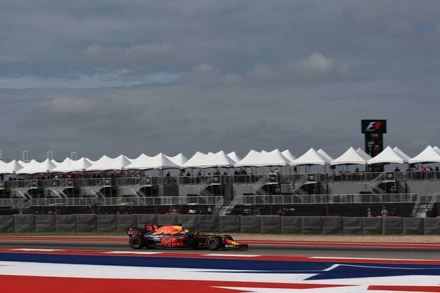 20th October 2017, Circuit of the Americas, Austin, USA; American Formula One Grand Prix, Friday Free Practice; Daniel Ricciardo - Red Bull Racing  ActionPlus11941743