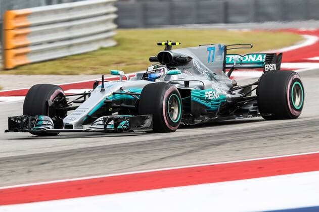October 20, 2017 - Austin, Texas, U.S - Valtteri Bottas (77) of Finland in action before the Formula 1 United States Grand Prix race at the Circuit of the Americas race track in Austin,Texas. F1 2017- Formula 1 United States Grand Prix. - ZUMAw300 20171020_zaf_w300_169 Copyright: xDanxWozniakx