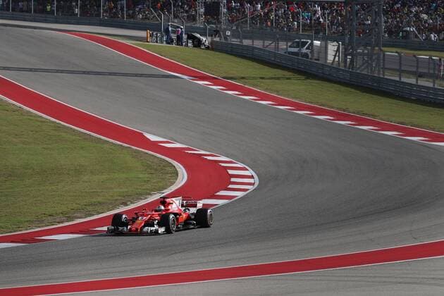 21.10.2017 - Qualifying, Sebastian Vettel (GER) Scuderia Ferrari SF70H United States Grand Prix, Austin 19 - 22 October 2017 21.10.2017 - Qualifying, Sebastian Vettel (GER) Scuderia Ferrari SF70H 