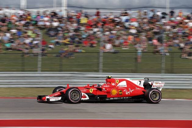 21.10.2017 - Qualifying, Kimi Raikkonen (FIN) Scuderia Ferrari SF70H United States Grand Prix, Austin 19 - 22 October 2017 21.10.2017 - Qualifying, Kimi Raikkonen (FIN) Scuderia Ferrari SF70H 