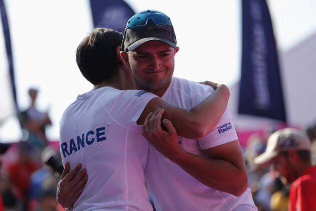 Bogenschießen, WM in Mexiko French Sebastien Peineau celebrates after winning the gold medal by defeating Danish Stephan Hansen during the men s composite bow competition of the 2017 World Archery Championships, in Mexico City, Mexico, 21 October 2017. 2017 World Archery Championships in Mexico City !ACHTUNG: NUR REDAKTIONELLE NUTZUNG!  Copyright: xJosexMendezx MEX01 20171022-636442405272305716