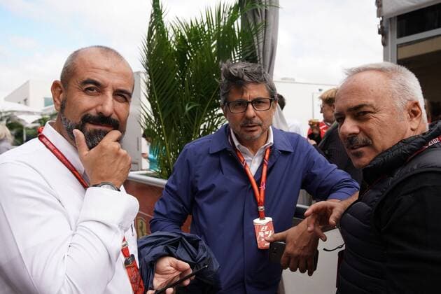 22.10.2017 - Ivan Capelli (ITA) ACI Milano, President, Giancarlo Bruno (ITA) RAI TV and Gianfranco Mazzoni (ITA) RAI TV United States Grand Prix, Austin 19 - 22 October 2017 22.10.2017 - Ivan Capelli (ITA) ACI Milano, President, Giancarlo Bruno (ITA) RAI TV and Gianfranco Mazzoni (ITA) RAI TV 