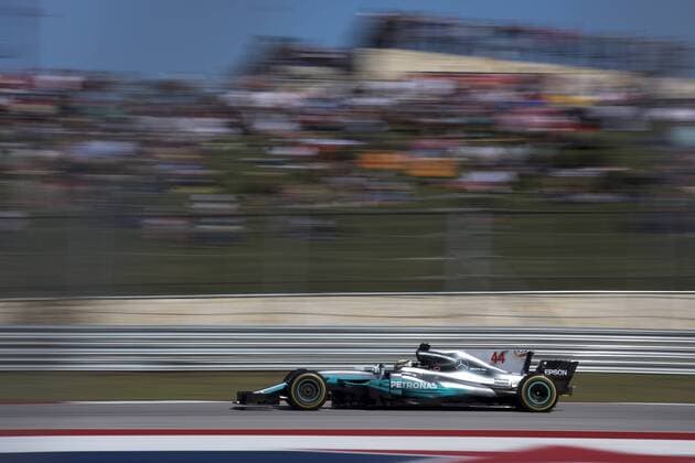 Motorsports: FIA Formula One World Championship WM Weltmeisterschaft 2017, Grand Prix of United States, 44 Lewis Hamilton (GBR, Mercedes AMG Petronas F1 Team), Austin United States of America