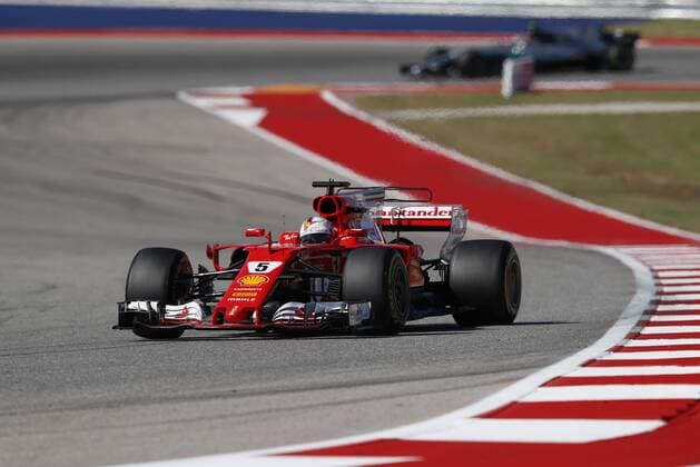 Motorsports: FIA Formula One World Championship WM Weltmeisterschaft 2017, Grand Prix of United States, 5 Sebastian Vettel (GER, Scuderia Ferrari), Austin United States of America