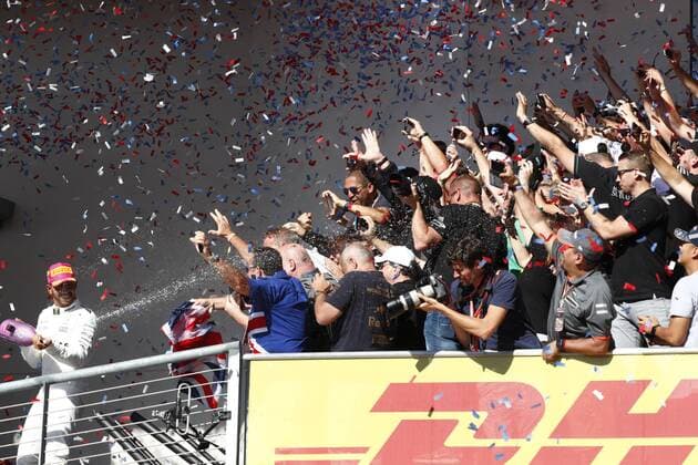 Motorsports: FIA Formula One World Championship WM Weltmeisterschaft 2017, Grand Prix of United States, 44 Lewis Hamilton (GBR, Mercedes AMG Petronas F1 Team), Austin United States of America