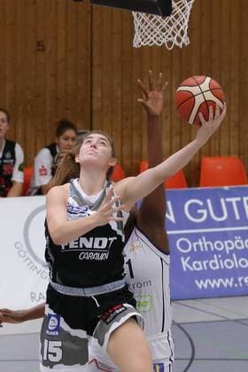 Göttingen Felix Klein Gymnasium 22 10 17 Basketball DBBL 1 Bundesliga Season 2017 18 6 Day BG BG Violet Ladies Göttingen vs TH Wohnbau Angels Nördlingen Picture 15 Luisa Geiselsöder TH Wohnbau Angels Nördlingen xsmmpJPGx