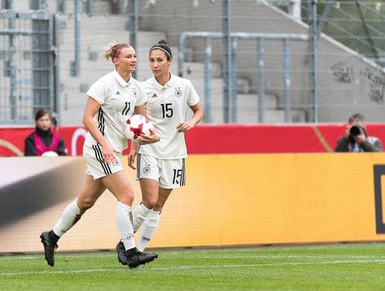 Goal to 1 0 by Goal Scorer Popp DFB 11 Germany vs Faeroer Soccer Womens WC Qualification Grossaspach 24 10 2017 Grossaspach Copyright: xWalther xEibner-Pressefotox EP_swr