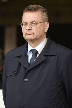 DFB President Reinhard Grindel Germany Grossaspach Sport Soccer National Team Women World Cup Qualification Germany vs Faeroer on 24 10 2017 mechatronics Arena