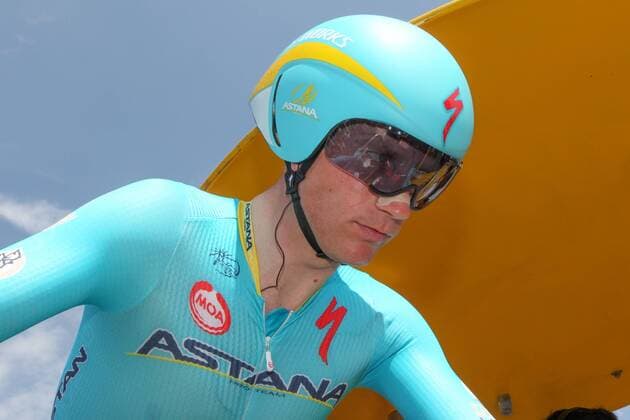 Utrecht 04 07 2015 cycling prologue Tour the France 2015 Lieuwe Westra team Astana Pro team 2015