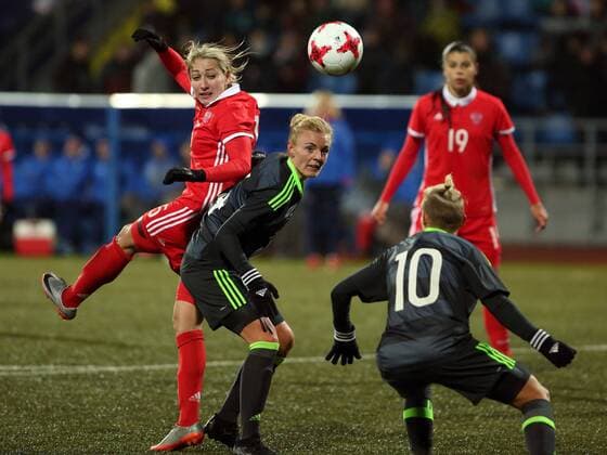 October 24, 2017 - St. Petersburg, Russia - October 24, 2017. St. Petersburg, Russia. Women s World Cup 2019 in football. Qualifying tournament. Russia-Wales. Russia-Wales. Women s World Cup 2019.  - ZUMAl75_ 20171024_zaf_l75_132 Copyright: xAlexanderxKulebyakinx