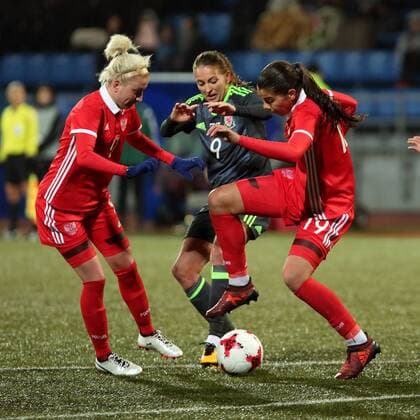 October 24, 2017 - St. Petersburg, Russia - October 24, 2017. St. Petersburg, Russia. Women s World Cup 2019 in football. Qualifying tournament. Russia-Wales. Russia-Wales. Women s World Cup 2019.  - ZUMAl75_ 20171024_zaf_l75_133 Copyright: xAlexanderxKulebyakinx