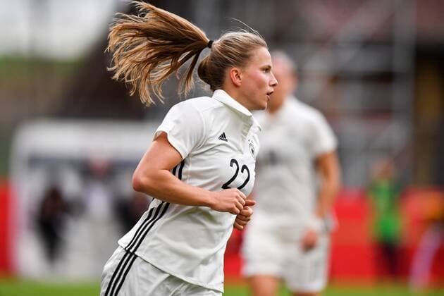 Tabea Kemme Germany Germany DFB 22 turns jubilantly World Cup 2019 Qualification Germany Faroe Islands xmkx