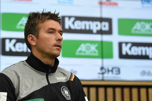 Mens World Cup Germany Spain in Berlin Press Conference Bundestrainer Christian Prokop Germany 25 10 17 Copyright: xMichaelxHundtx xMatthiasxKochx