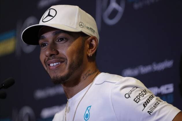 The British driver Lewis Hamilton, leader of the Formula 1 world drivers, reacts during a press conference PK Pressekonferenz in Mexico City, Mexico, 25 October 2017. The British was ambitious and said that Sunday at the Mexican Grand Prix is not interested in obtaining other results to win and get the first place of the race, result that would report his fourth world title. Lewis Hamilton: My plan is to win, I came to Mexico for the number one !ACHTUNG: NUR REDAKTIONELLE NUTZUNG!  Copyright: xJosexMendezx MEX03 20171026-636445849273475445