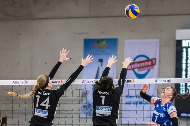 v li Evyn Kaelee McCoy Black White Erfurt 14 Bailey Marie Nichol Black White Erfurt 1 Nikoleta Perovic Alliance MTV Stuttgart 1 Volleyball 1 Bundesliga Women Alliance MTV Stuttgart Schwarzweiß Erfurt xprx