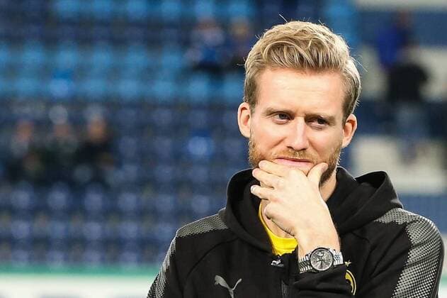 Andre Schürrle Borussia Dortmund 2 Main Round DFB Pokal season 2017 2018 1 FC Magdeburg vs Borussia Dortmund in the MDCC Arena in Magdeburg Germany Fussballmanns Maenner 24 10 2017