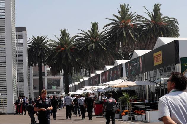 26.10.2017 - The paddock. Mexican Grand Prix, Mexico City 26 - 29 October 2017 26.10.2017 - The paddock. 