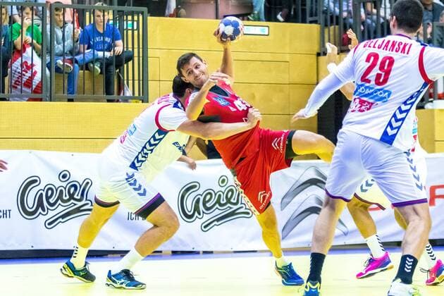 26 10 2017 Josef Welser Sporthalle Tulln on the Danube AUT Handball Testspiel Oesterreich vs Serbia in the picture Thomas Kandolf on the Walser Sporthalle Tulln on the Danube Austria on 2017 10 26 Tulln at the Donau  EP_puc