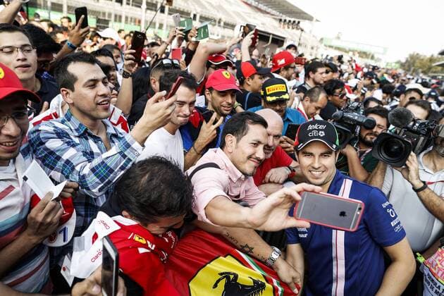 Motorsports: FIA Formula One World Championship WM Weltmeisterschaft 2017, Grand Prix of Mexico, 11 Sergio Perez (MEX, Sahara Force India F1 Team), Mexico-City Mexico