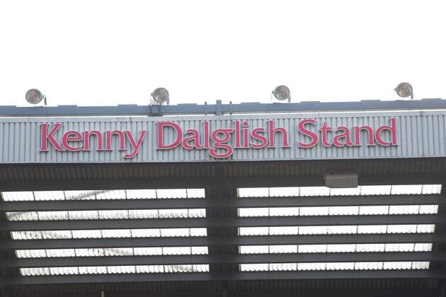 PXL_Anfield football stadium 15.10.2017., Liverpool, England - Anfield is a football stadium which has a seating capacity of 54,074 making it the sixth largest football stadium in England. It has been the home of Liverpool F.C. since their formation in 1892. It was originally the home of Everton F.C. from 1884 to 1891. The stadium has four stands: the Spion Kop, Main Stand, The Centenary Stand (later to be renamed The Kenny Dalglish Stand) and Anfield Road. Kenny Dalglish Stand.  LukaxStanzl PIXSELL