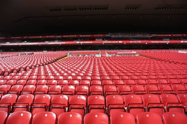 PXL_Anfield football stadium 15.10.2017., Liverpool, England - Anfield is a football stadium which has a seating capacity of 54,074 making it the sixth largest football stadium in England. It has been the home of Liverpool F.C. since their formation in 1892. It was originally the home of Everton F.C. from 1884 to 1891. The stadium has four stands: the Spion Kop, Main Stand, The Centenary Stand (later to be renamed The Kenny Dalglish Stand) and Anfield Road. Kenny Dalglish Stand.  LukaxStanzl PIXSELL