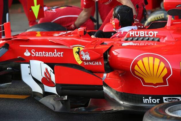 27.10.2017 - Scuderia Ferrari SF70H, detail Mexican Grand Prix, Mexico City 26 - 29 October 2017 27.10.2017 - Scuderia Ferrari SF70H, detail 