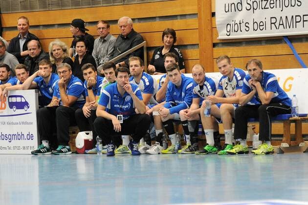 Anel Mahmutefendic TV Neuhausen Coach TV Neuhausen Handball Men 3 League Sued 27 10 2017 Photo TBaur Eibner Metzingen Copyright: xBaurT Eibner-Pressefotox EP_ToBa