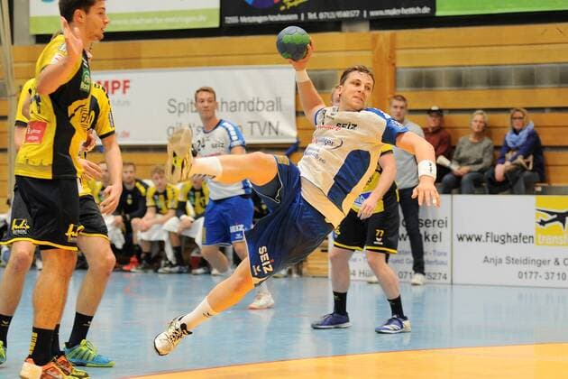 Daniel Reusch TV Neuhausen 8 TV Neuhausen Handball Men 3 Liga Sued 27 10 2017 Photo TBaur Eibner Metzingen Copyright: xBaurT Eibner-Pressefotox EP_ToBa