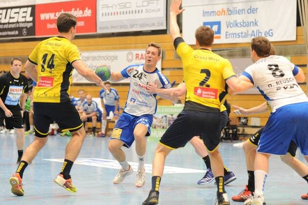 Lukas Fischer TV Neuhausen 24 TV Neuhausen Handball Men 3 League Sued 27 10 2017 Photo TBaur Eibner Metzingen Copyright: xBaurT Eibner-Pressefotox EP_ToBa