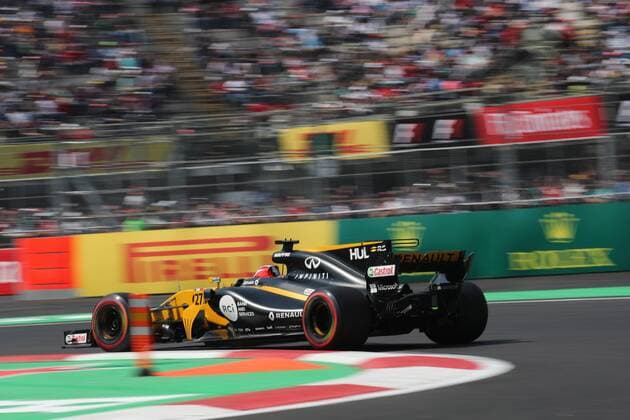 27.10.2017 - Free Practice 2, Nico Hulkenberg (GER) Renault F1 Team RS17 Mexican Grand Prix, Mexico City 26 - 29 October 2017 27.10.2017 - Free Practice 2, Nico Hulkenberg (GER) Renault Sport F1 Team RS17 