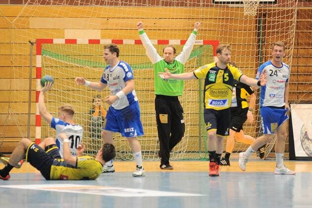 Simon Toelke TV Neuhausen 1 TV Neuhausen Handball men 3 Liga Sued 27 10 2017 Photo TBaur Eibner Metzingen Copyright: xBaurT Eibner-Pressefotox EP_ToBa