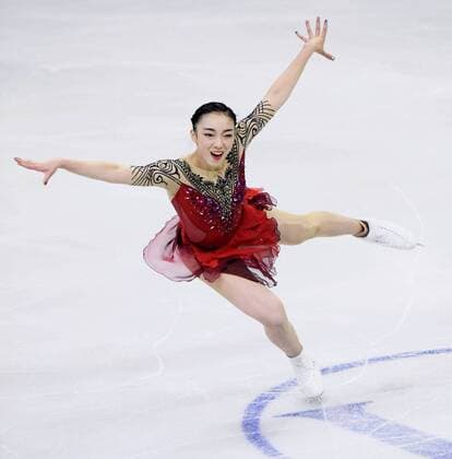 Figure skating Eiskunstlauf Rika Hongo at Skate Canada Rika Hongo of Japan performs in the women s short program at Skate Canada International in Regina, Canada, on Oct. 27, 2017. Hongo placed sixth. 