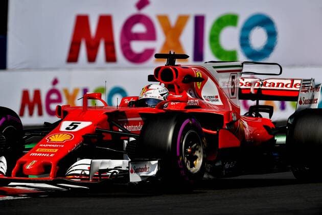 Sebastian Vettel GER 5 Scuderia Ferrari 2nd free practice Motorsport Formula 1 26 10 2017 MEXICO Copyright: xAndre Eibner-Pressefotox EP_JAE
