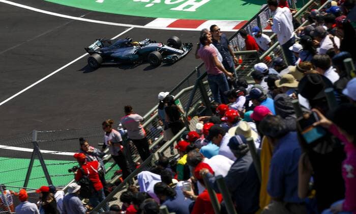 Motorsports: FIA Formula One World Championship WM Weltmeisterschaft 2017, Grand Prix of Mexico, 44 Lewis Hamilton (GBR, Mercedes AMG Petronas F1 Team), Mexico-City Mexico