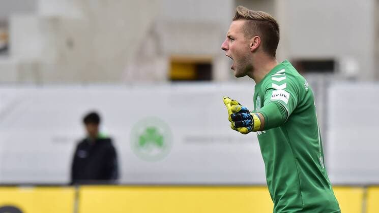 28 10 2017 Football Season 2017 2018 2 Football Bundesliga 12 Gameday SpVgg Greuther Fürth Cloverleaf SV Sandhausen SVS Marius Funk 1 SpVgg Greuther Fürth cries screaming