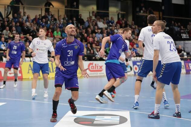Timur Dibirov 31, RUS reacts during their Handball Finland - Russia World Championship WM Weltmeisterschaft 2019 Qualification match in Energia Arena 28. October 2017 in Vantaa, Finland.  Copyright: xMattixMatikainenx NP24_00015038