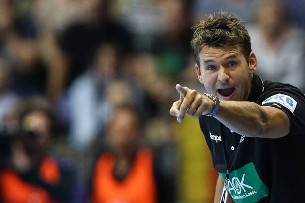 National coach Christian Prokop Germany Handball International match Germany vs Spain in GETEC Arena in Magdeburg Germany Handball Male 28 10 2017