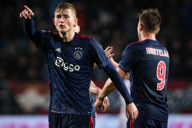 TILBURG - 28-10-2017 , voetbal , Eredivisie , Koning Willem II Stadion , seizoen 2017 2018 , Willem II - Ajax 1-3 , Ajax speler Matthijs de Ligt Willem II - Ajax  x1783546x
