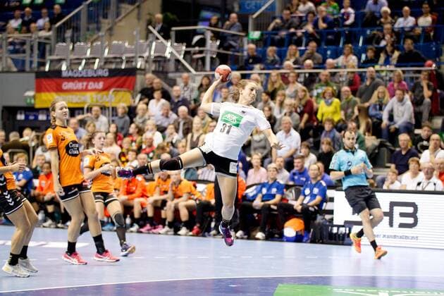 Kerstin Wohlbold No. 31 Germany throws Germany Netherlands Magdeburg Copyright: xDanielxReinelt xEibner-Pressefotox EP_drt