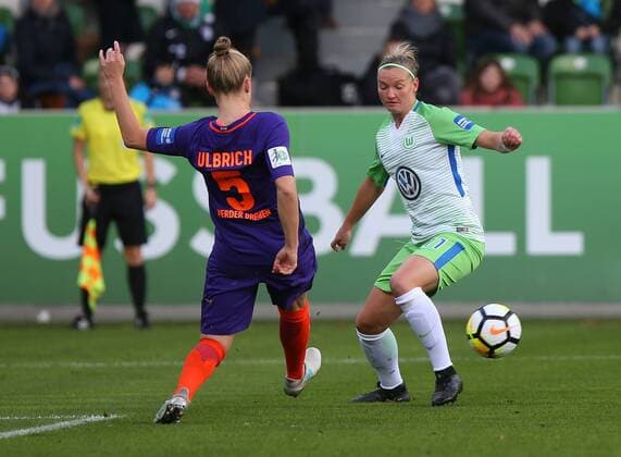 VfL vs Bremen Women Wolfsburg Germany 29 10 2017 FOOTBALL VfL Wolfsburg SV Werder Bremen 1 Allianz Women Bundesliga Season 2017 18 Picture shows Alexandra Popp VfL Wolfsburg Wolfsburg