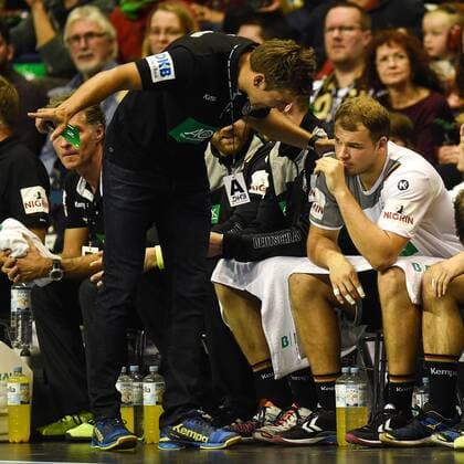 Handball Men International in Berlin Season 2017 18 Germany Spain Head Coach Christian Prokop Germany Paul Drux No 95 Germany 29 10 17 Copyright: xMichaelxHundtx xMatthiasxKochx