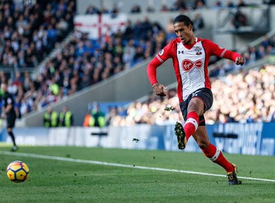 Brighton and Hove Albion v Southampton Premier League Virgil van Dijk of Southampton during the Premier League match at the American Express Community Stadium, Brighton and Hove Content Not Available For UK Newspapers Copyright: xLiamxMcAvoyx FIL-10867-0067