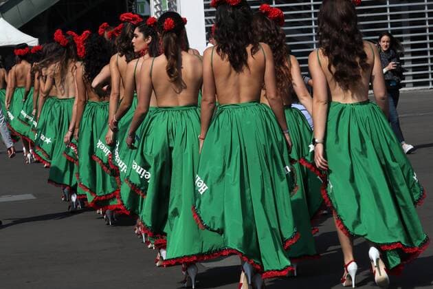 Formel 1, GP Mexiko, Grid Girls 29.10.2017 - Grid Girls Mexican Grand Prix, Mexico City 26 - 29 October 2017 29.10.2017 - Grid Girls 