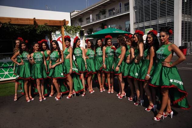 Formel 1, GP Mexiko, Grid Girls 29.10.2017 - Grid Girls Mexican Grand Prix, Mexico City 26 - 29 October 2017 29.10.2017 - Grid Girls 