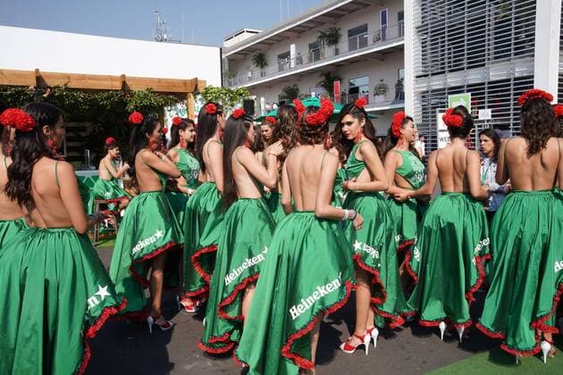 Formel 1, GP Mexiko, Grid Girls 29.10.2017 - Grid Girls Mexican Grand Prix, Mexico City 26 - 29 October 2017 29.10.2017 - Grid Girls 