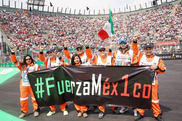 Formel 1, GP Mexiko, vor dem Start 29.10.2017 - Marshals Mexican Grand Prix, Mexico City 26 - 29 October 2017 29.10.2017 - Marshals 