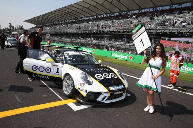 Michael Ammermueller Lechner Racing Porsche Supercup formula 1 GP Mexico Mexico City 29 10 2017 Photo mspb Lukas Gorys Michael Ammermueller Porsche Supercup Mexico